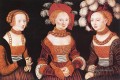 Princesses saxonnes Sibylla Emilia et Sidonia Renaissance Lucas Cranach l’Ancien